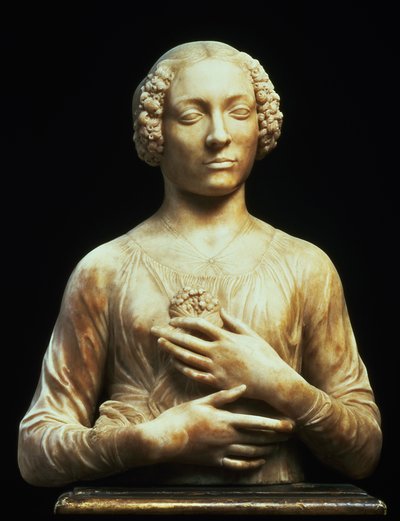 Woman with a Bouquet by Andrea del Verrocchio